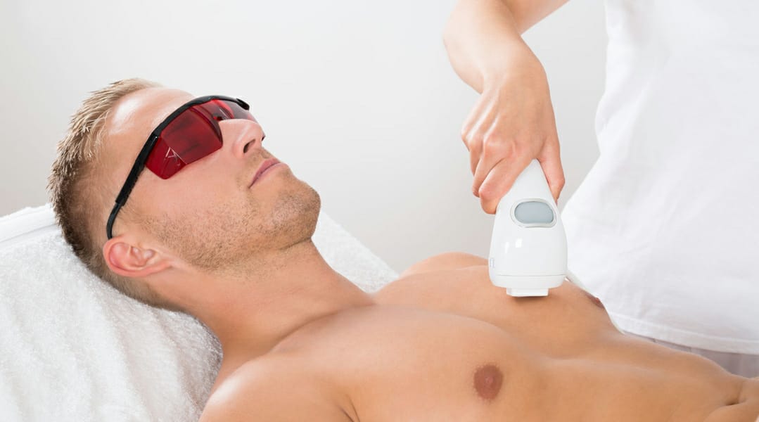 Laser hair removal Chest course of 8