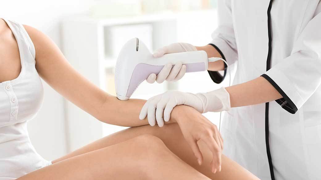 Laser hair removal Arm (full) course of 8